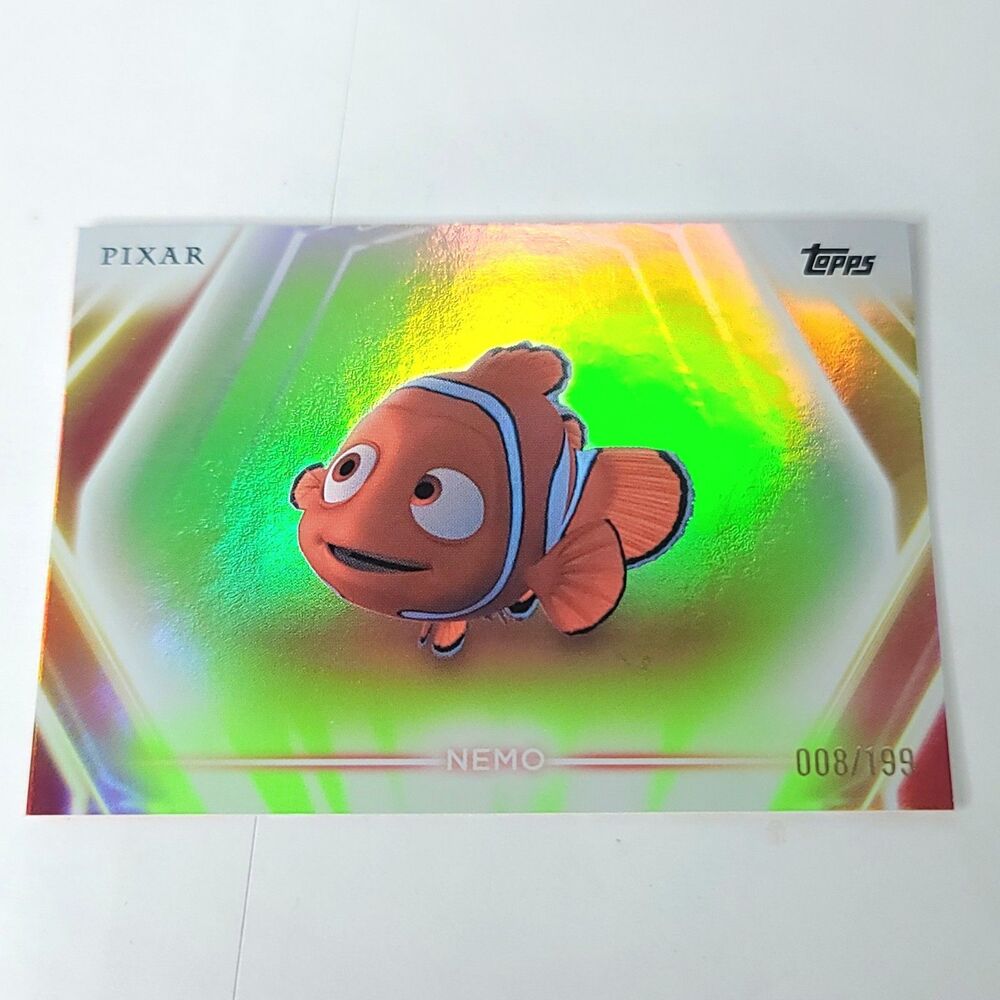 Nemo Topps 2026 Disney Neon Holo Parallel Refractor Limited 008/199